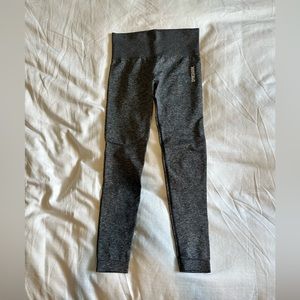 GYMSHARK Grey Adapt Marl Leggings in Small